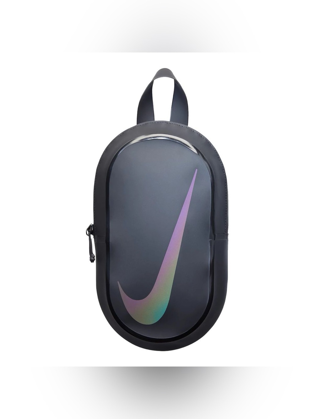 Nike Black Iridescent Swoosh Locker Shower Bag
